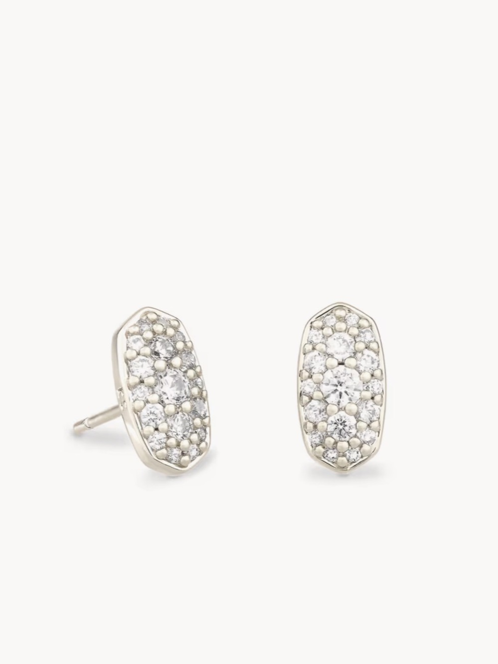 Kendra Scott Grayson Stud Earrings Earrings - Crystal